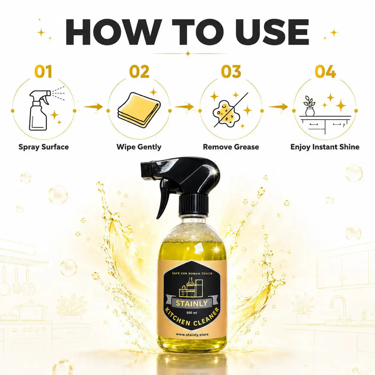 Kitchen Cleaner for All Surfaces