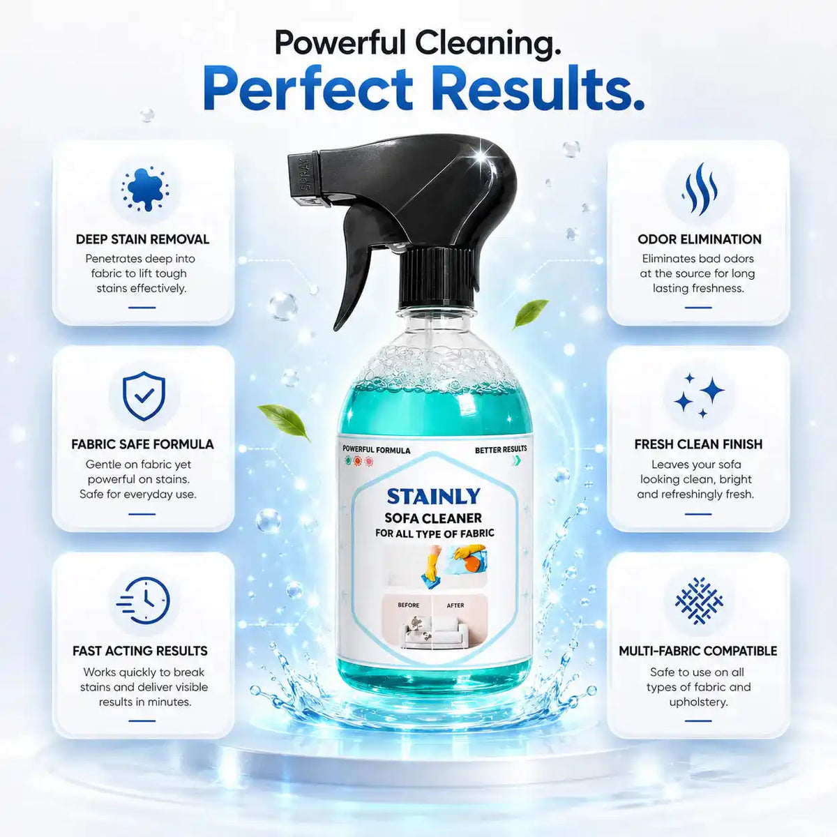 Sofa Cleaner Spray in Pakistan - Fabric Stain Remover for Sofa & Carpet | Stainly