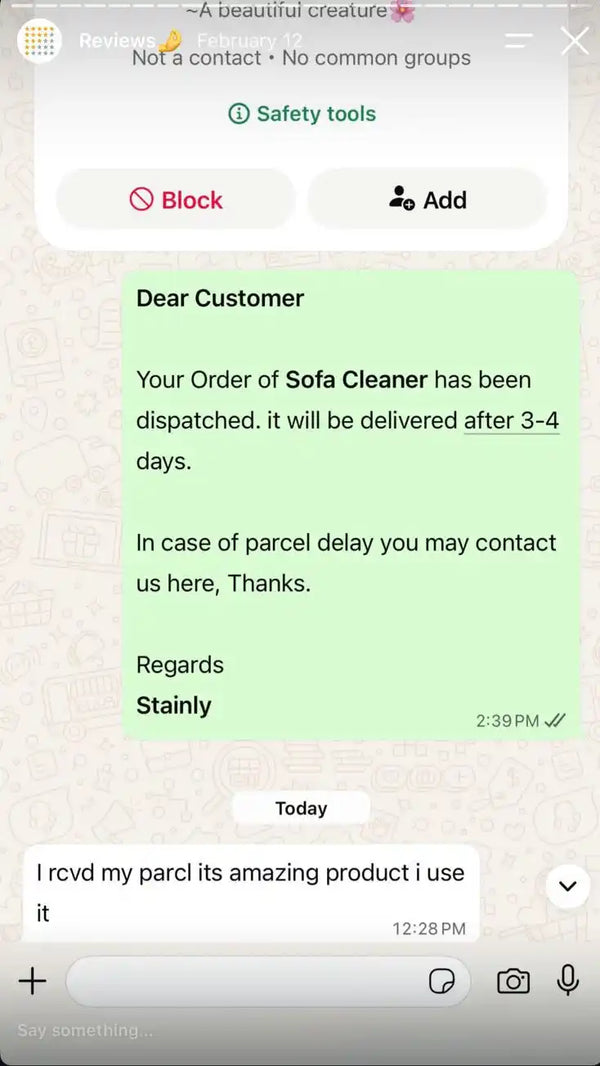 Customer review 7