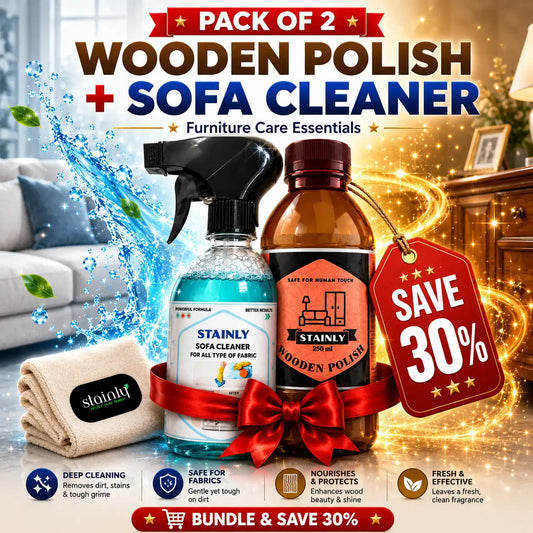 Pack of 2 - Wooden Polish & Sofa Cleaner 500ml